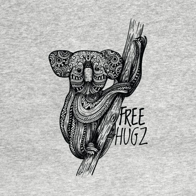 Free Hugs Koala by LR_Collections